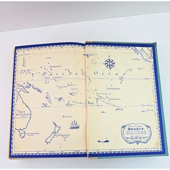 The Bounty Trilogy Nordhoff Hall Wyeth Edition Beautiful Illustrations 1962 - Picture 11 of 13